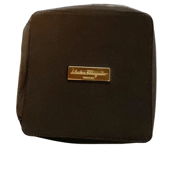 Salvatore Ferragamo Parfumes Women’s Make-up Bag Black - Picture 1 of 4